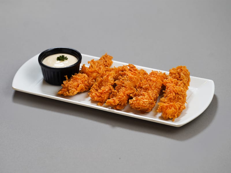Crispy Strips, Crispy chicken strips served with mayo dip, Sufraq Karachi