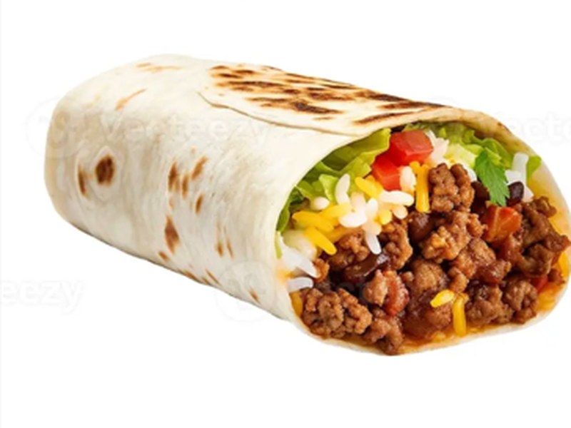 Mexican Wrap, Tortilla bread, juicy & crispy chicken, iceberg, Mexican sauce & jalapeno, Sufraq Karachi